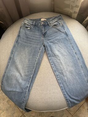 Pacsun Women’s Light Blue Straight -Leg Low Rise Jeans